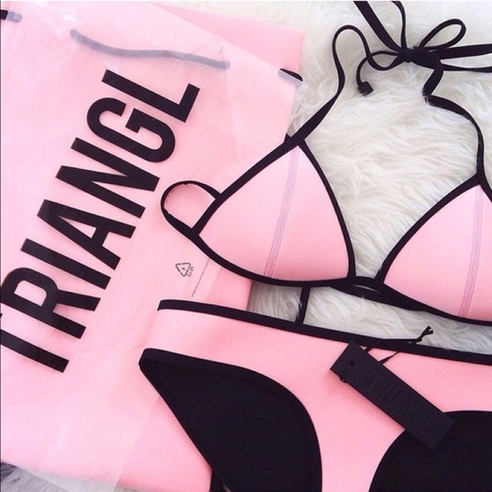 Pink Triangl Bikini